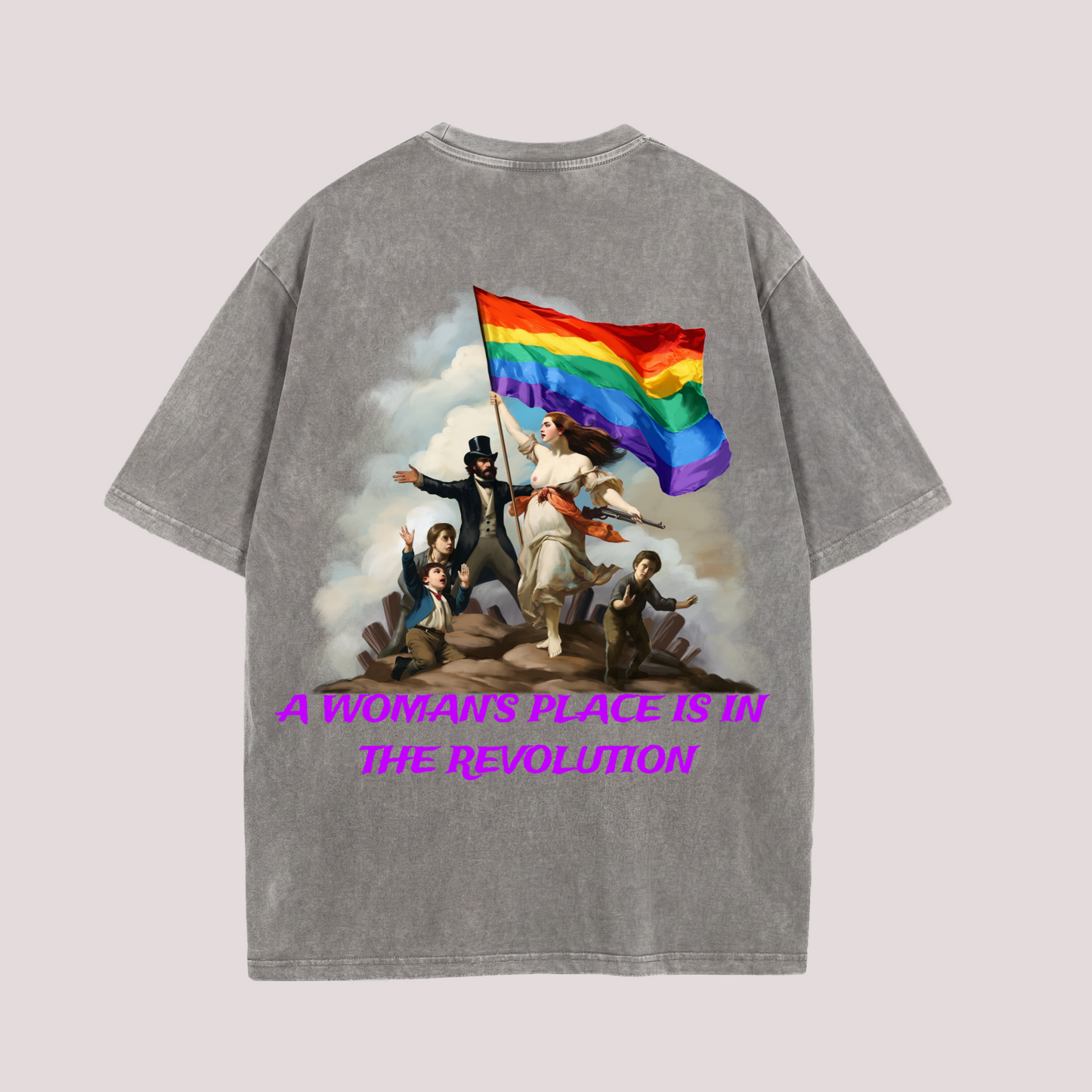 Oversized Shirt “A WOMAN’S PLACE IS IN THE REVOLUTION“