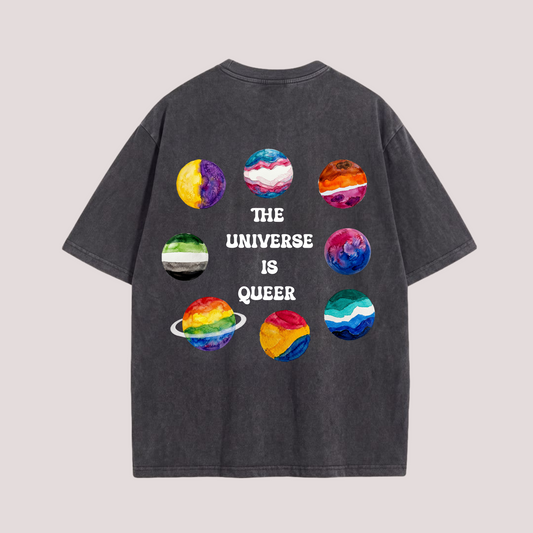 Oversized Shirt "THE UNIVERSE IS QUEER"