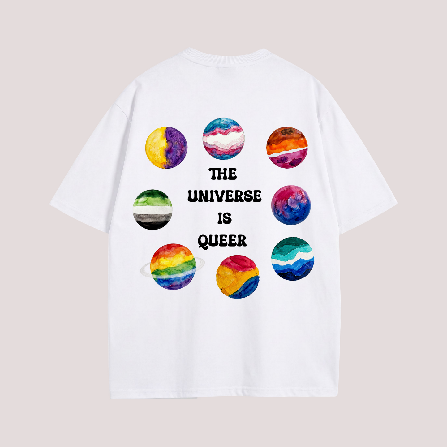 Oversized Shirt "THE UNIVERSE IS QUEER"