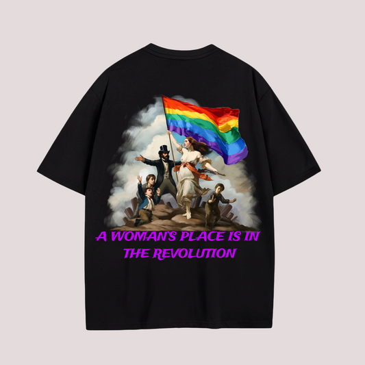 Oversized Shirt “A WOMAN’S PLACE IS IN THE REVOLUTION“
