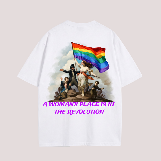 Oversized Shirt “A WOMAN’S PLACE IS IN THE REVOLUTION“