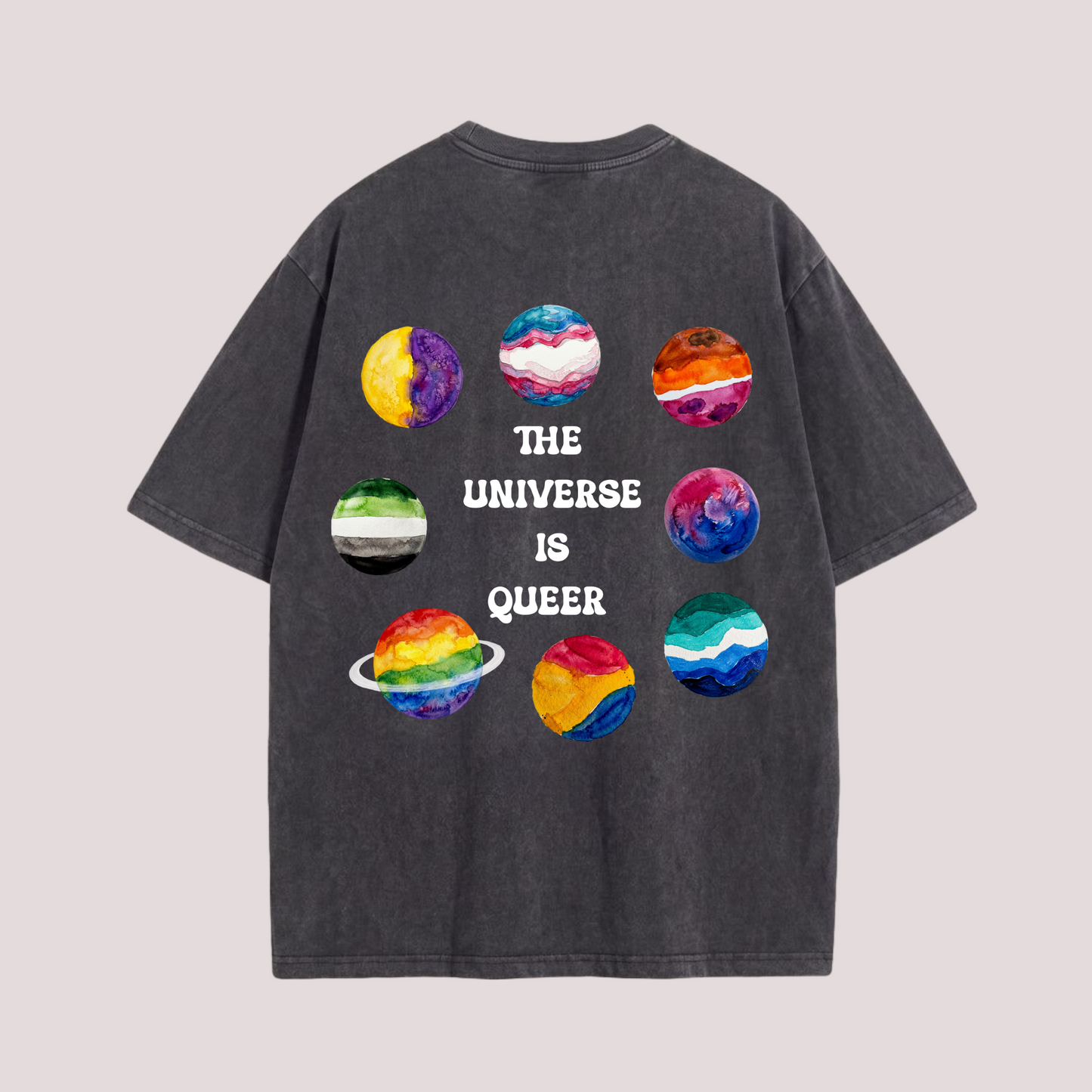 Oversized Shirt "THE UNIVERSE IS QUEER"