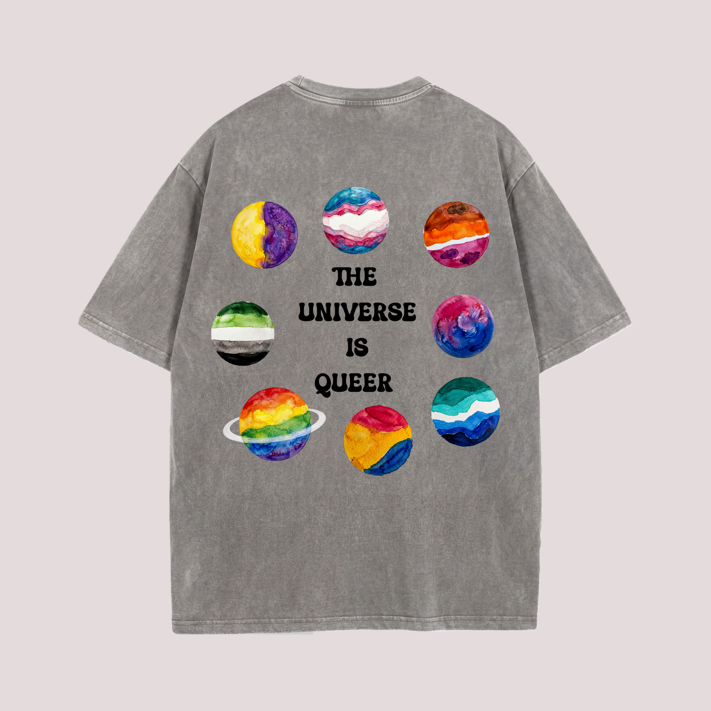 Oversized Shirt "THE UNIVERSE IS QUEER"