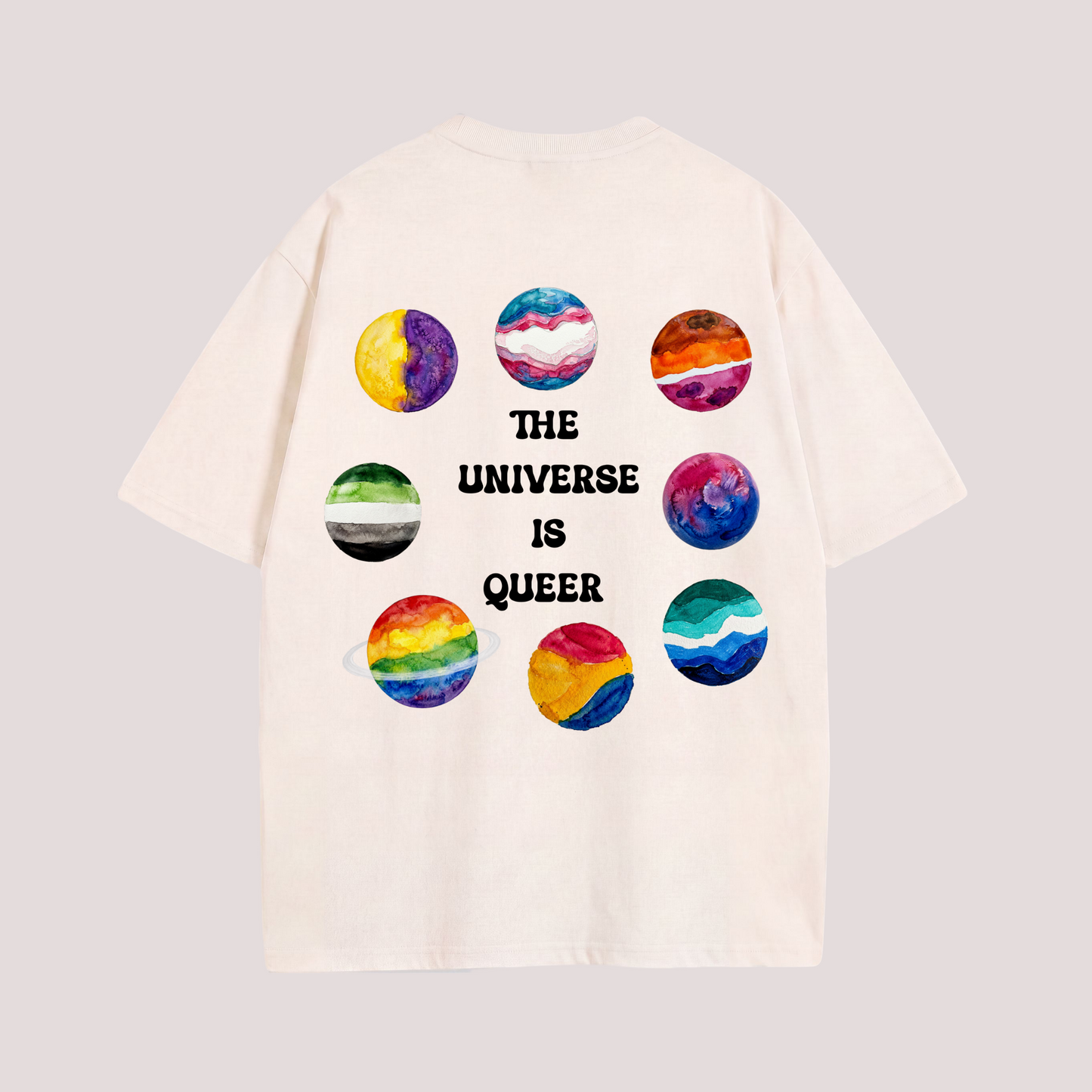 Oversized Shirt "THE UNIVERSE IS QUEER"