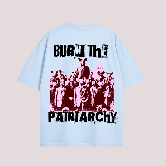 Oversized Shirt "BURN THE PATRIARCHY"