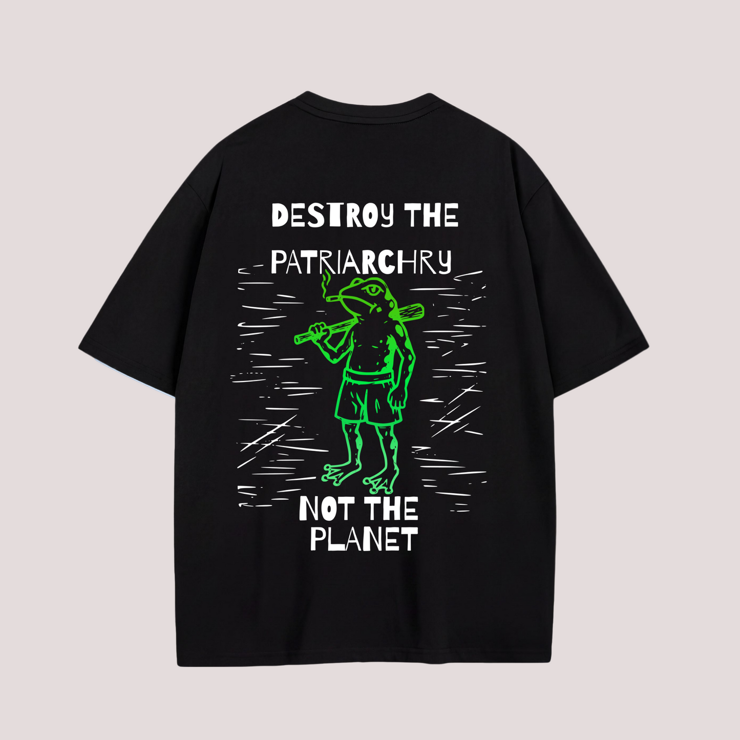 Oversized Shirt "DESTROY THE PATRIARCHY"