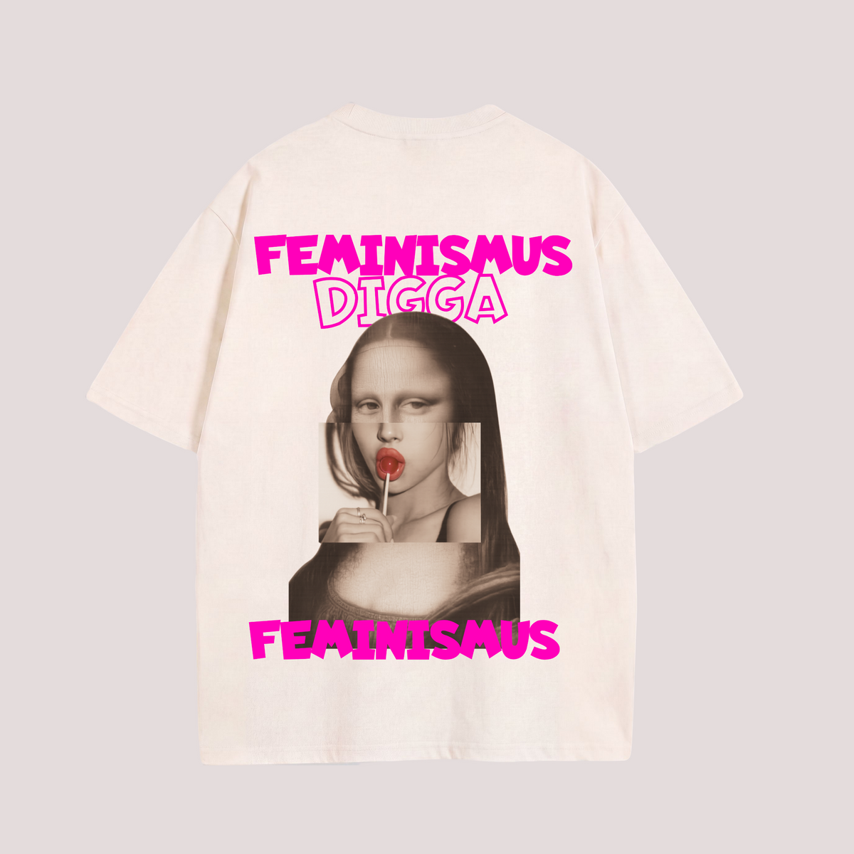 Oversized Shirt "FEMINISM DIGGA"