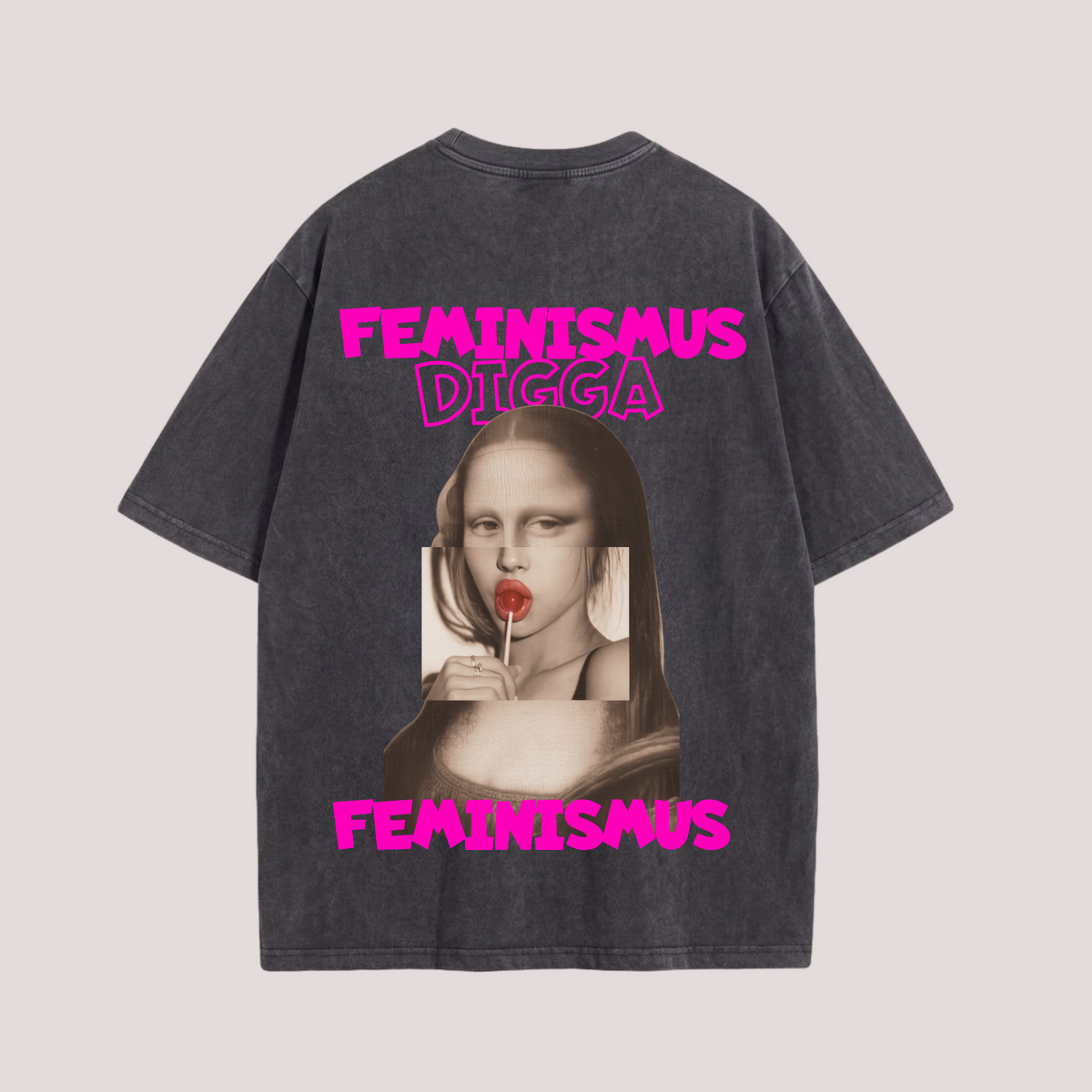 Oversized Shirt "FEMINISM DIGGA"
