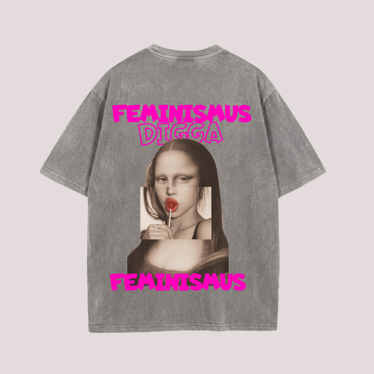 Oversized Shirt "FEMINISM DIGGA"