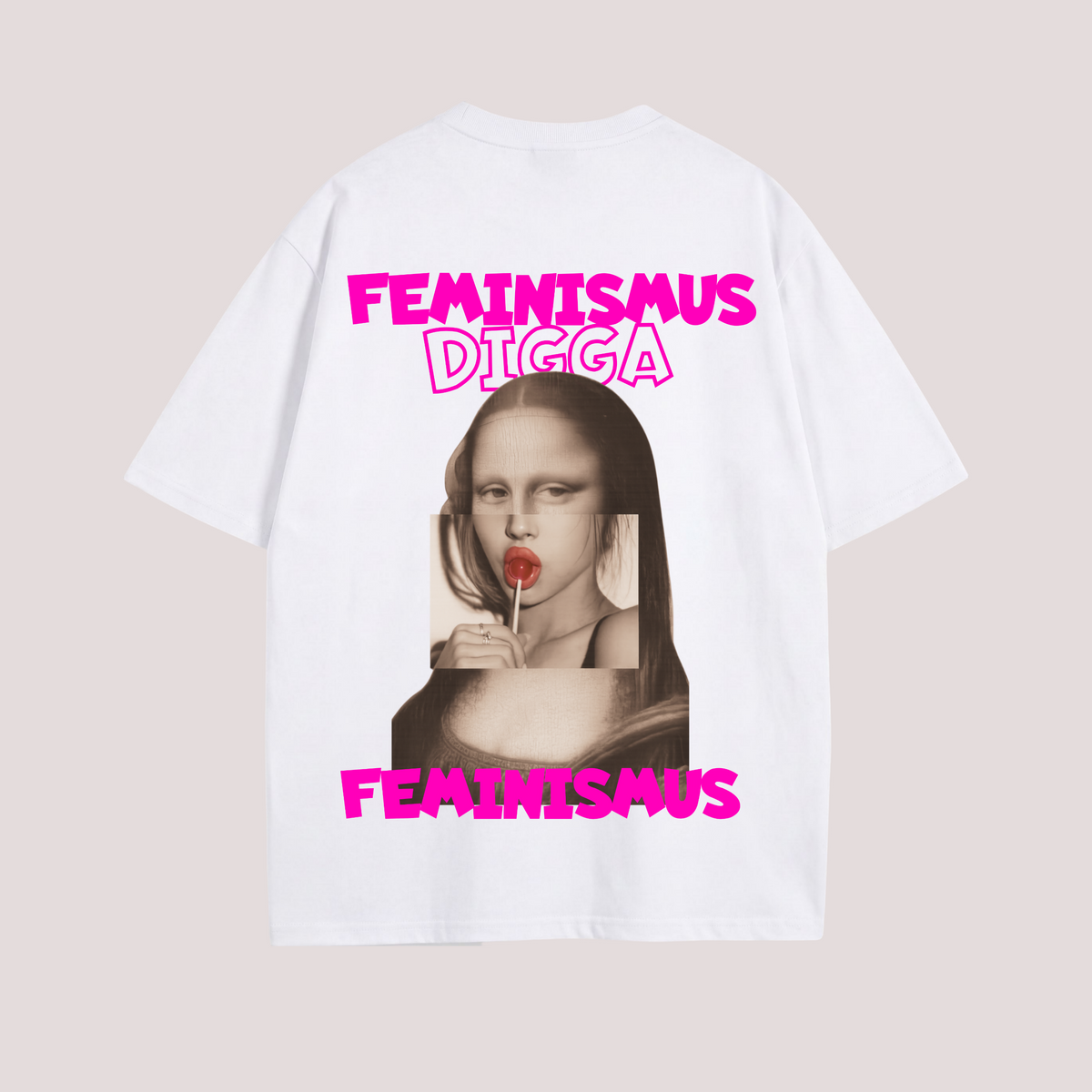 Oversized Shirt "FEMINISM DIGGA"