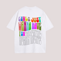 Oversized Shirt “GIRLS JUST WANNA HAVE FUN“