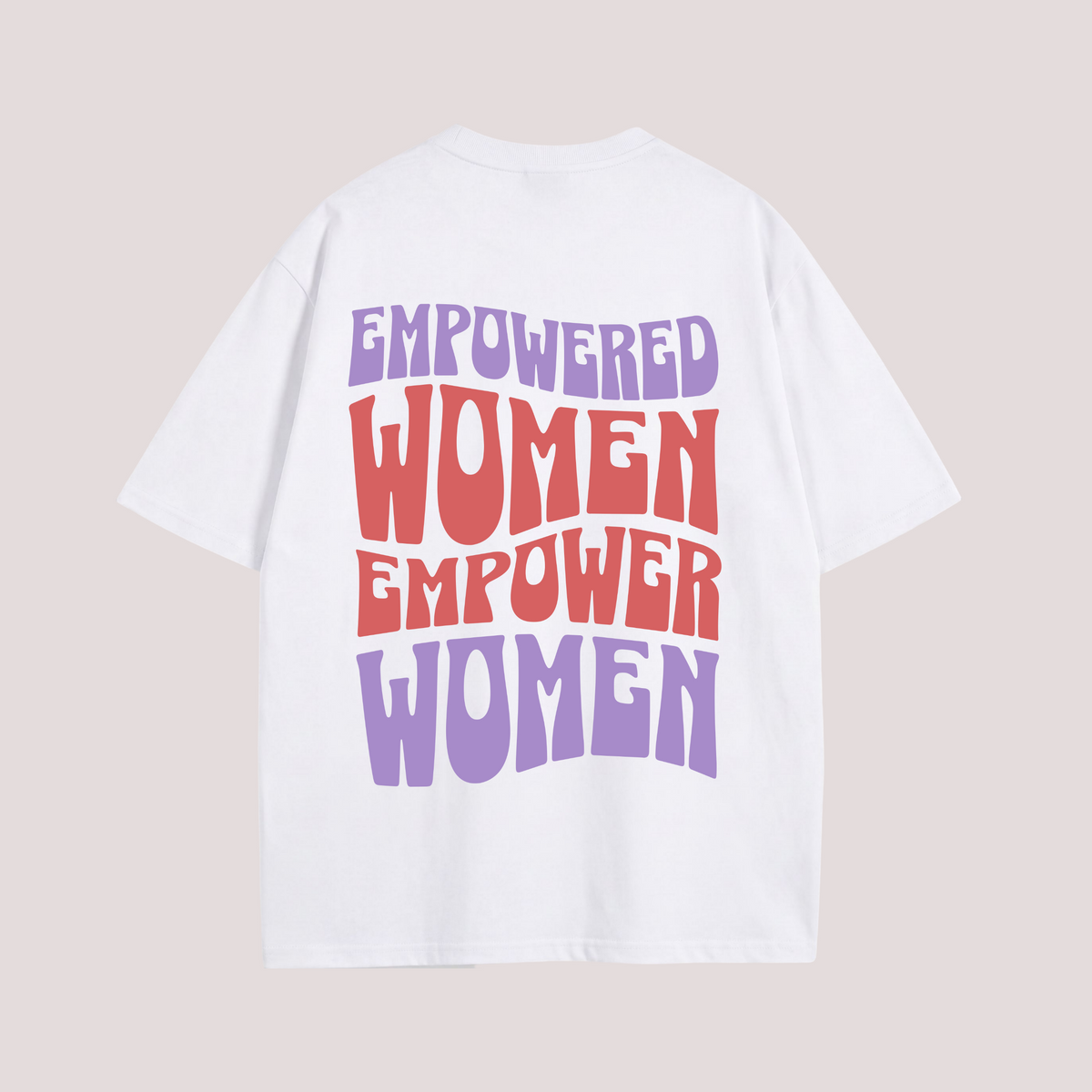 Oversized "Empowered Women" Shirt