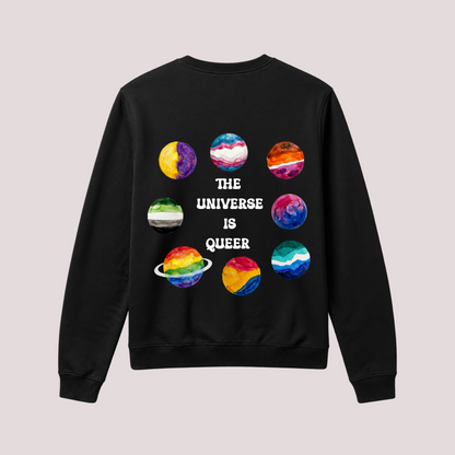 Sweatshirt "THE UNIVERSE IS QUEER"
