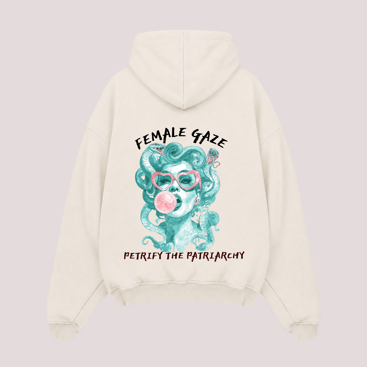 Oversized Hoodie "FEMALE GAZE"