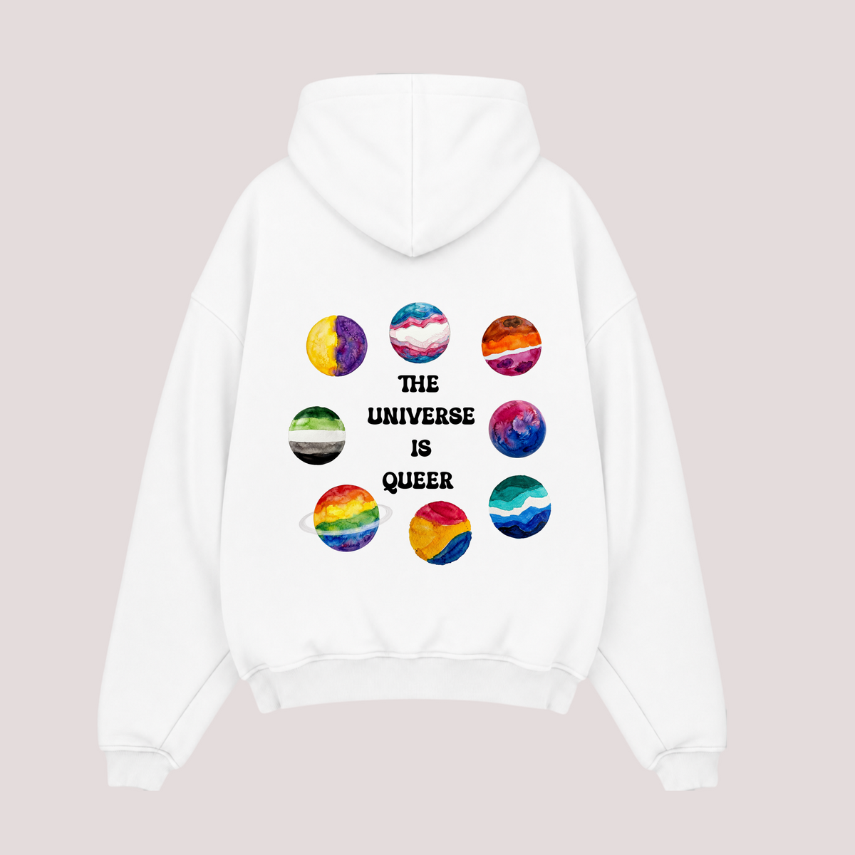 Oversized Hoodie "THE UNIVERSE IS QUEER"