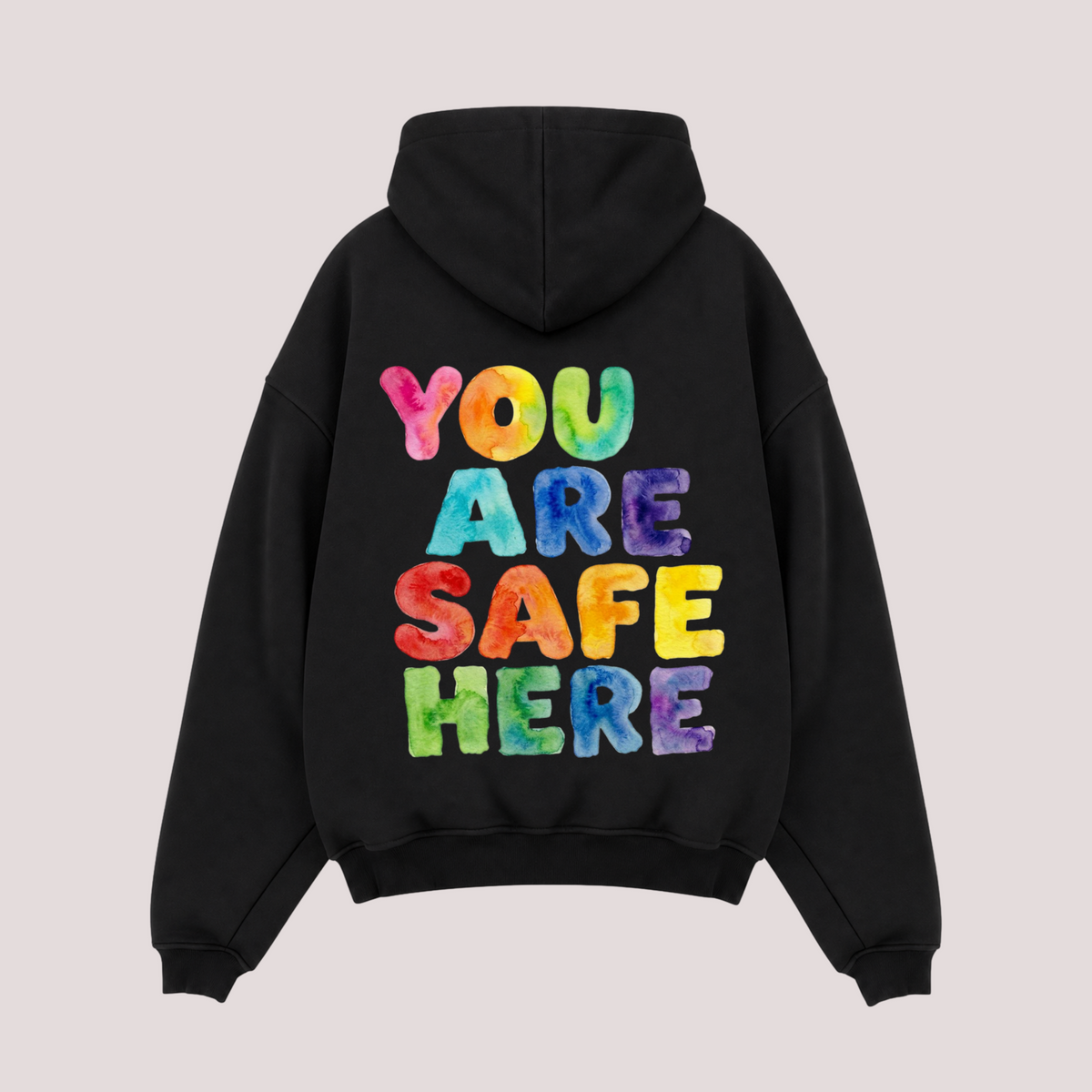 Oversized Hoodie "YOU ARE SAFE HERE"