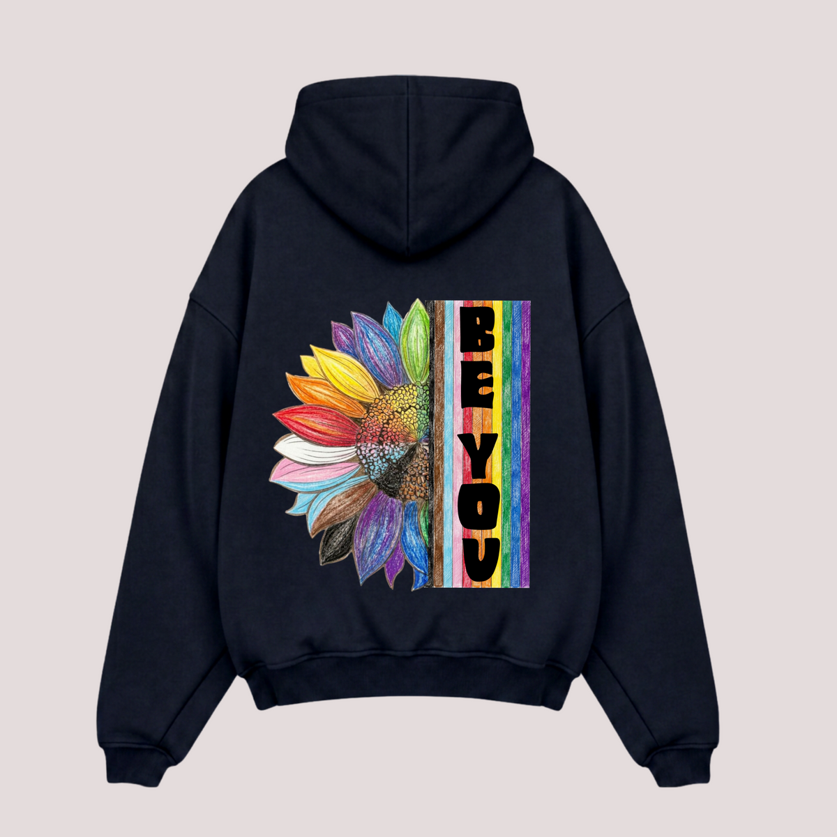 Oversized Zipper "BE YOU"