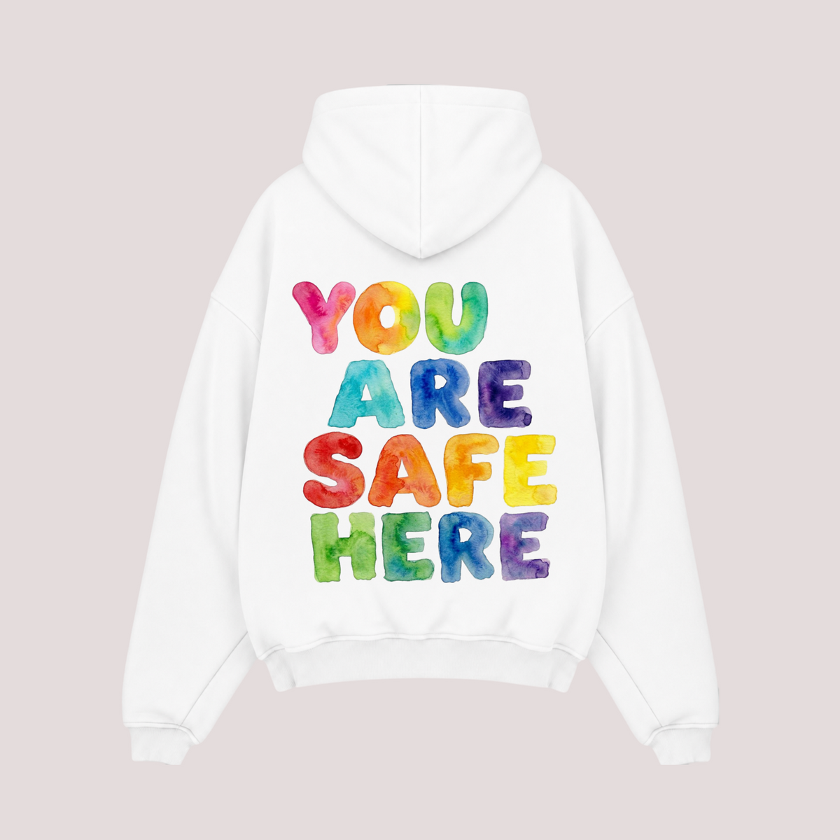 Oversized Hoodie "YOU ARE SAFE HERE"