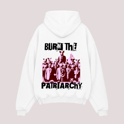 Oversized Hoodie "BURN THE PATRIARCHY"